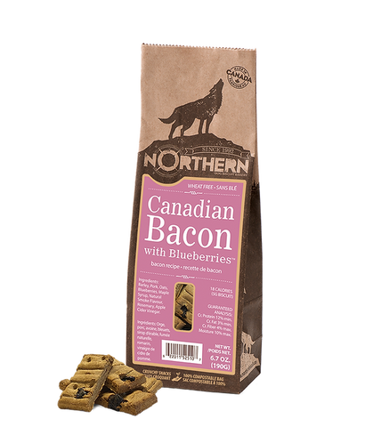 Northern Canadian Bacon with Blueberries Wheat Free Dog Treats