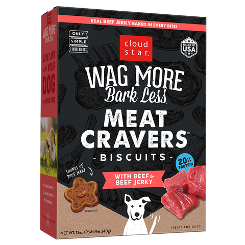 Wag More Bark Less Meat Cravers Beef 12oz