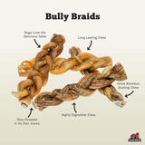 Bully Stick Braid - 7"