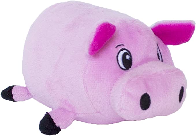 Dog toy pink pig best sale