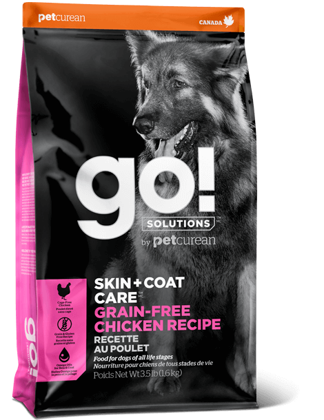 Dog food to store help with dry skin
