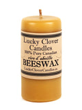 Lucky Clover All Natural Beeswax Candles