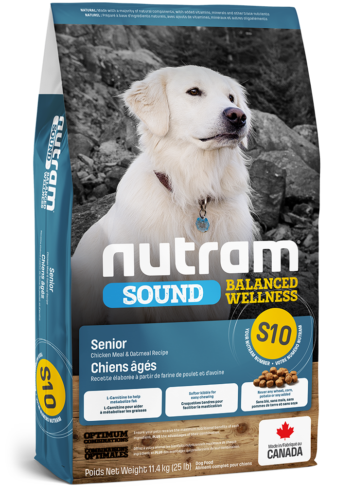 S10 Nutram Sound Balanced Wellness® Senior Dog Food – Valley Feeds