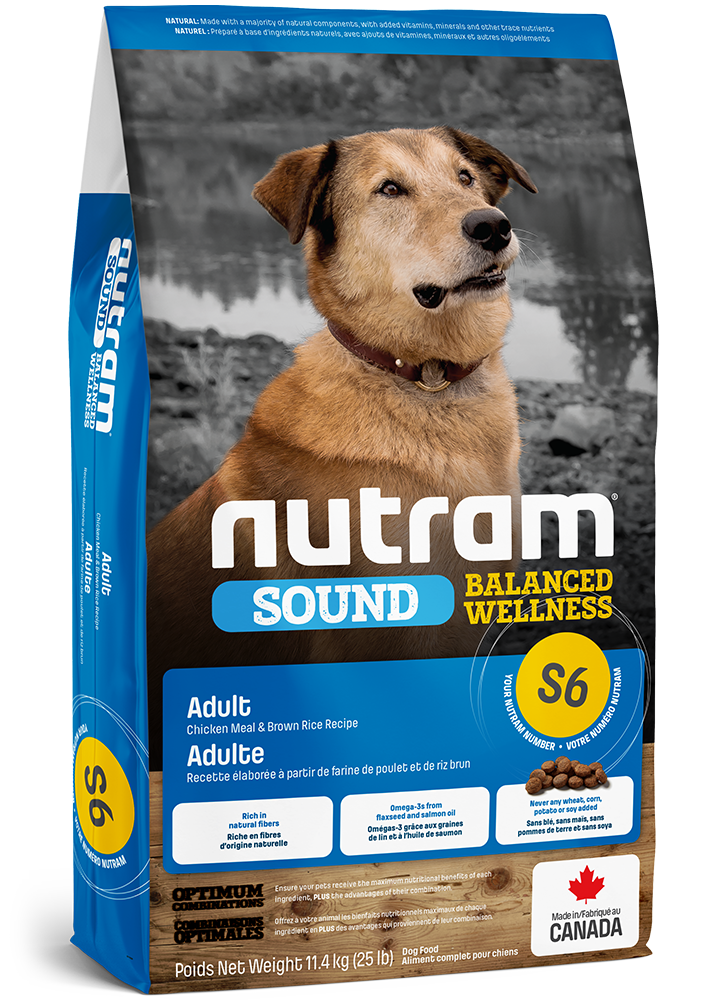 S6 Nutram Sound Balanced Wellness Adult Dog Food Valley Feeds