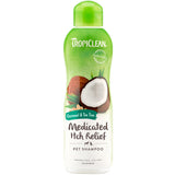 TropiClean Oatmeal and Tea Tree Medicated Itch Relief Shampoo for Pets