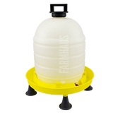 Top Fill Poultry Drinker- 15L with Feet and Lid