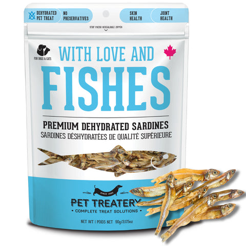 With Love and Fishes Dehydrated Sardine Pet Treat