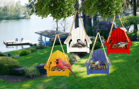 Adirondack Chair Platform Bird Feeder