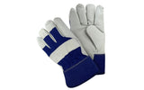 Cowgrain Leather Work Gloves, Thick Fleece Lining