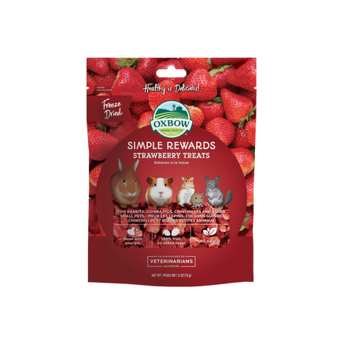 Freeze Dried Straberry Small Animal Treats