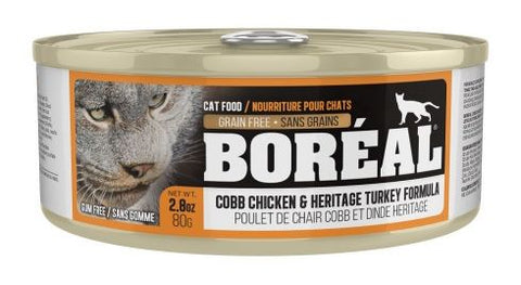 Boréal Cobb Chicken and Heritage Turkey Canned Cat Food