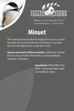 Minuet Finch Mix