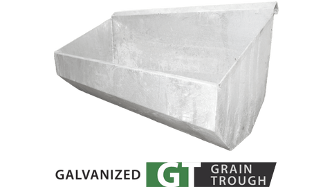 Galvanzied Grain Trough for Dimaond Bar Gates