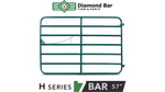Diamond Bar 7 Bar Farm Gate- 4 foot