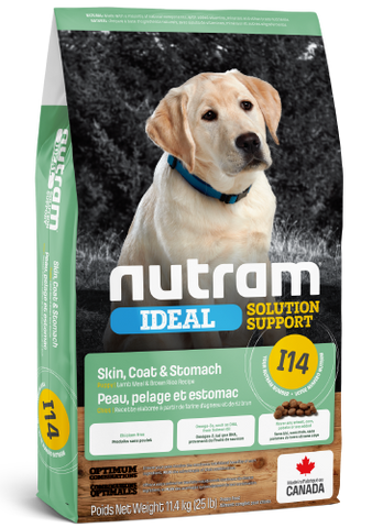 Nutram I14 Ideal Solution Support, Skin, Coat & Stomach Puppy Lamb Meal and Brown Rice