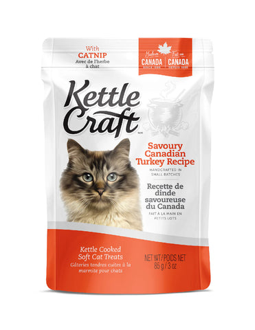 Kettle Craft Savoury Canadian Turkey with Catnip Cat Treats