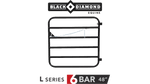 Diamond Bar 6 Bar Farm Gate- Black