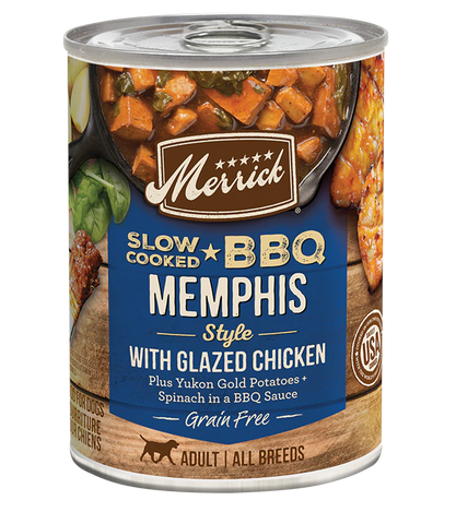 Merrick Canned Food- Slow Cooked BBQ Memphis Style