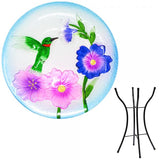 18-inch Glass Bird Bath