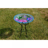 18-inch Glass Bird Bath