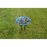 18-inch Glass Bird Bath