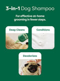 3 in 1 Dog Shampoo for Short Coats- White Tea and Basil