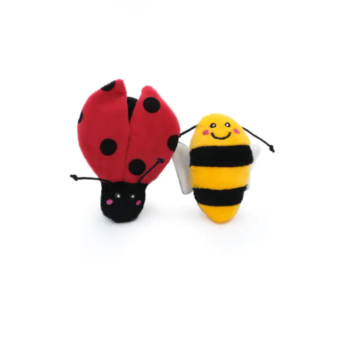 Zippy Claws Ladybug and Bee Cat Toys
