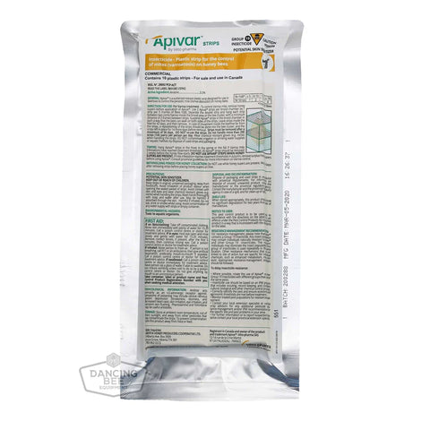 Apivar Varroa Mite Control - 4 pack
