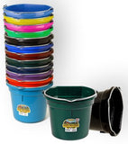 Plastic 20 Quart Flatback Pail