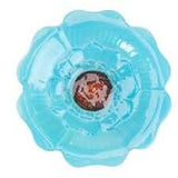 Flower Glass Bird Bath with Yard Stake