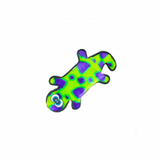 Invincibles Gecko 4 Squeaker Dog Toy