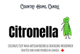 Citronella Woodwick Candle