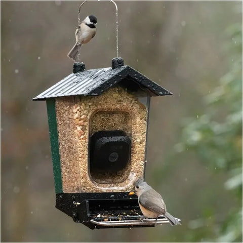 Smart Camera Squirrel-Resistant Bird Feeder