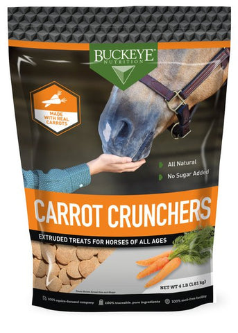 Buckeye Carrot Crunchers Horse treats 4 lbs