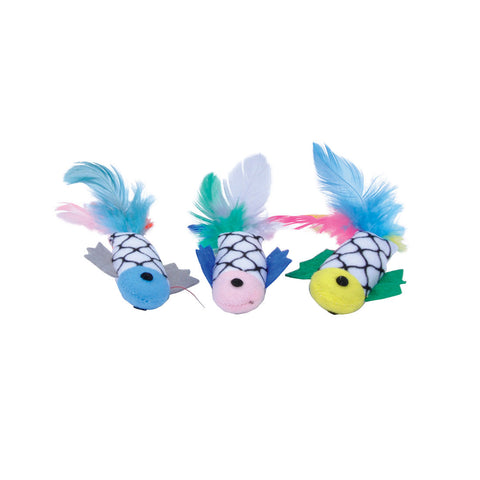 Feathery Fish Cat Toy