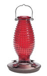 Vintage Ruby Hobnail Humming Bird Feeder