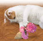 Crackles Scoopz Ice Cream Cone Toy with Catnip