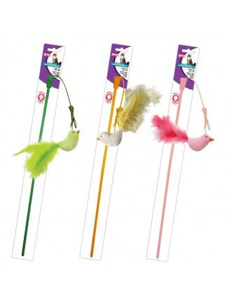 Flicker Fun Feather Bird Wand for Cats
