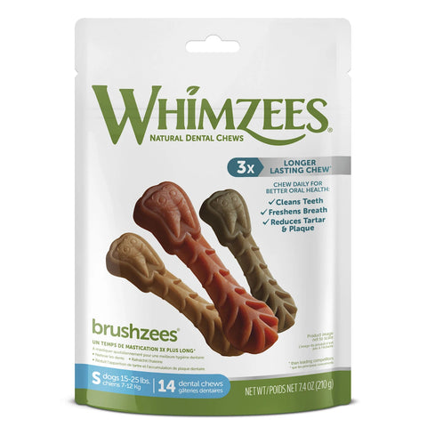 Whimzees Natural Dental 24 Chews for Small Dogs