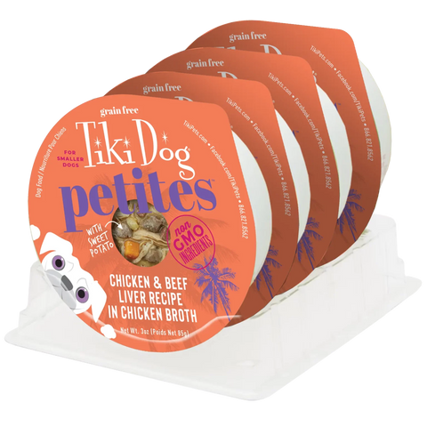 Tiki Dog Petites - Chicken and Beef Liver Recipe