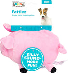 Fattiez Pig Plush Squeaky Dog Toy