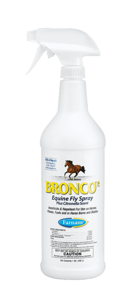 Bronco Equine Fly Spray 946ml Valley Feeds