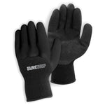 Workhorse FLEECE Lined Polyester Gloves with Latex Coated Palm and Knuckles - Extra Large