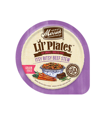 Lil' Plates for Small Breed Dogs - Itsy Bitsy Beef Stew