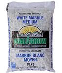 White Marble - Medium 1/2"