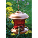 Ruby and Copper Hummingbird Feeder