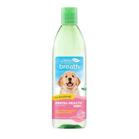 TropiClean Fresh Breath Dental Health Solution Puppy