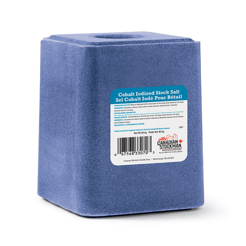 Cobalt Iodized Stock Salt- Blocks 20 kg
