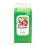 TropiClean Berry and Coconut Deep Cleaning Pet Wipes (100 count)