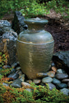 Green Slate Amphora Vase Fountain Kit